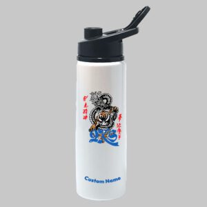 White Flip Top Bottle